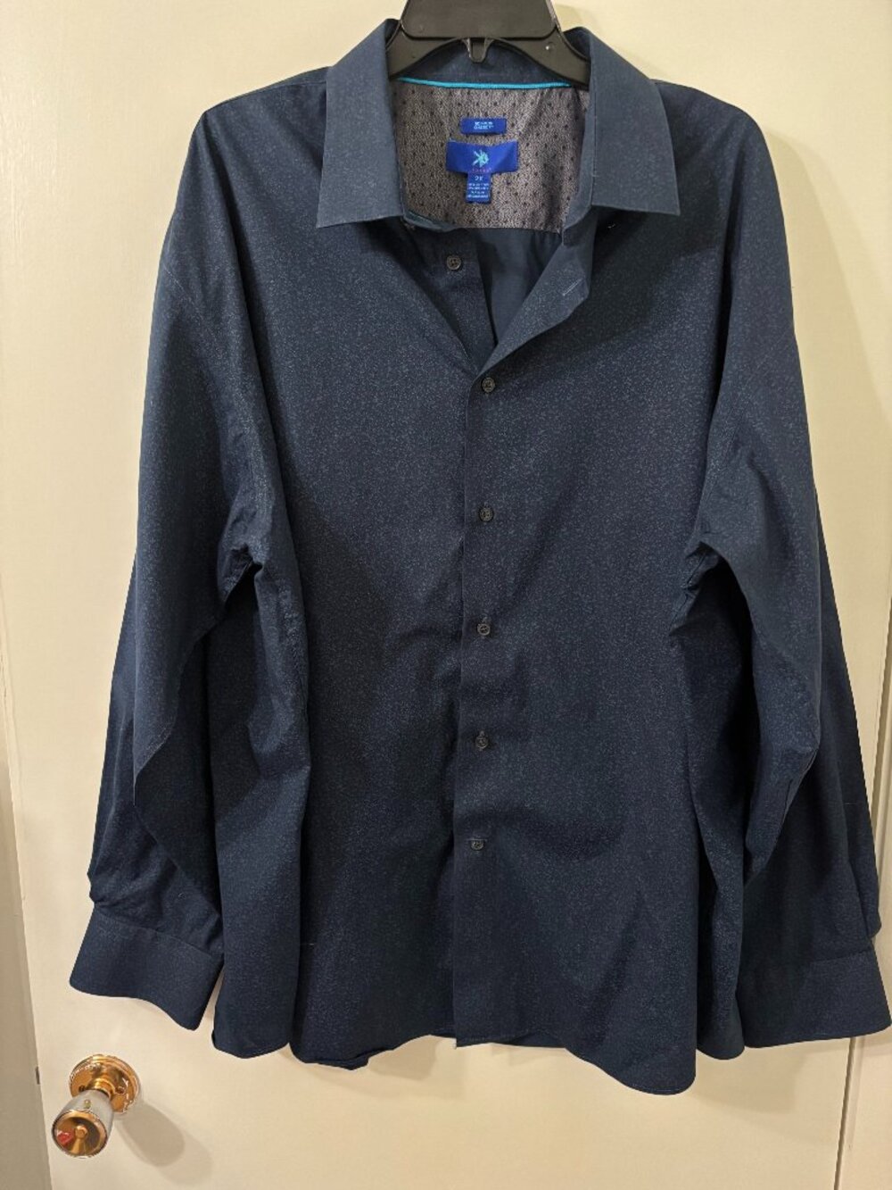 Egara Mens New 2X Shirt No Iron Cotton Blend Boardroom/Beach Wedding - Classic